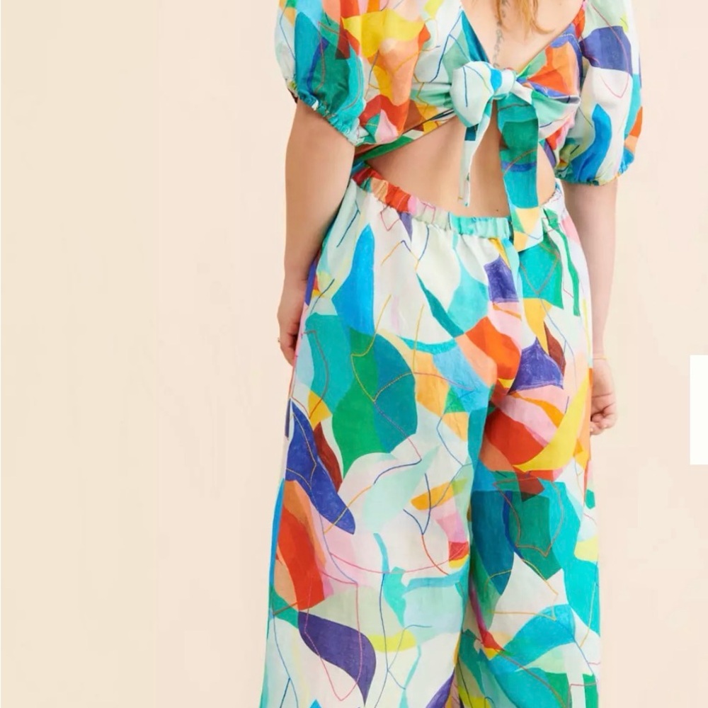Ranna Gill Multicolor Abstract Jumpsuit